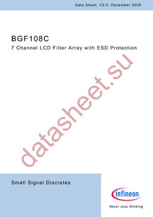 BGF 108C E6328 datasheet  